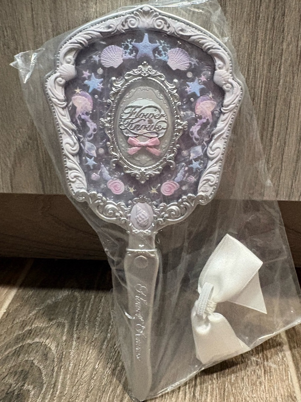 Flower Knows Shells Jewel Hand Mirror
